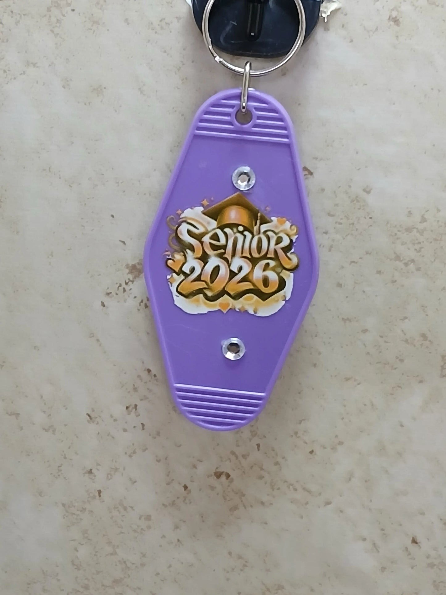 Graduation hotel key chain - Crazy Cat Lady Crafts