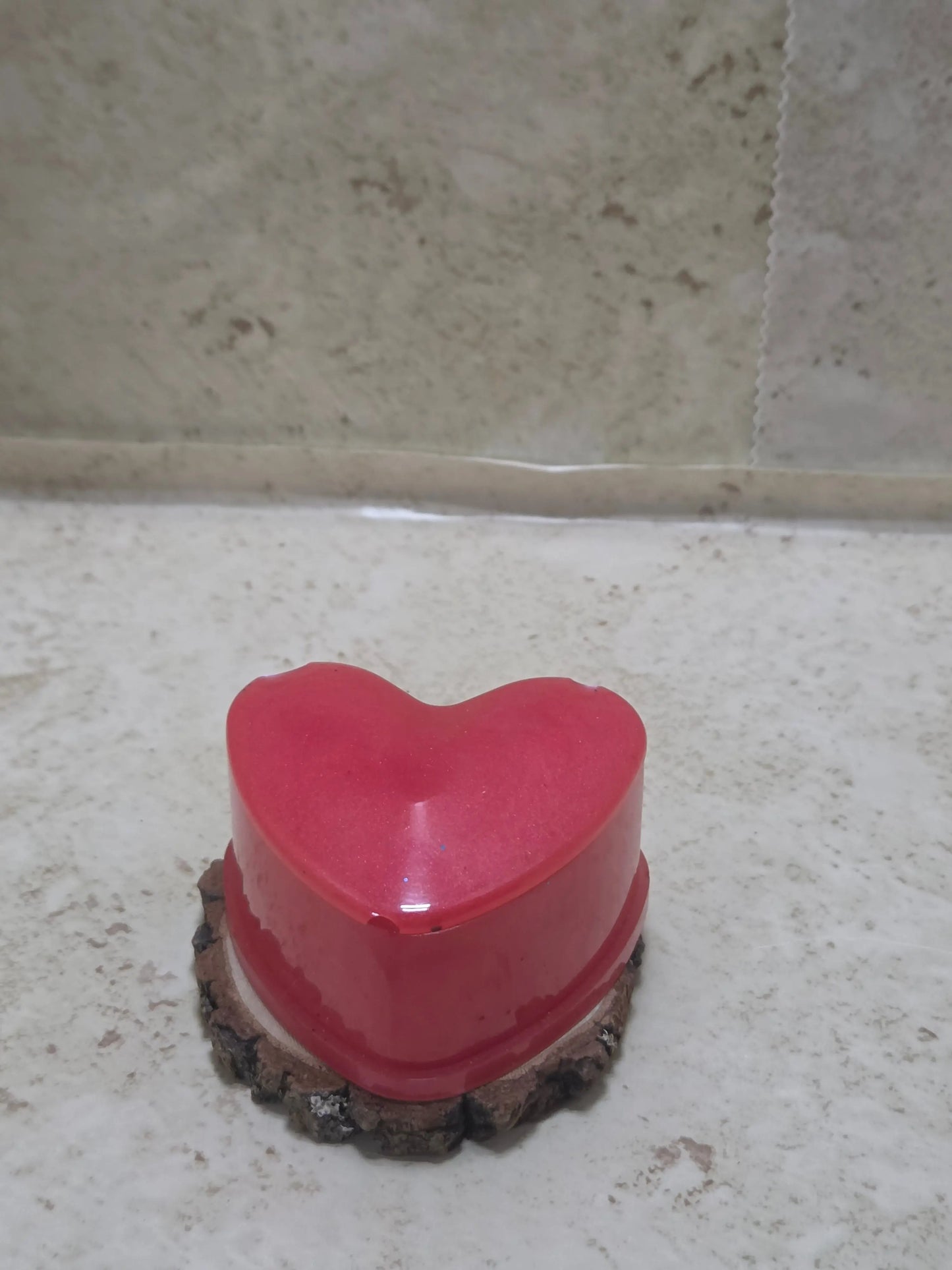 Custom resin heart 2 PC trinket box - Crazy Cat Lady Crafts