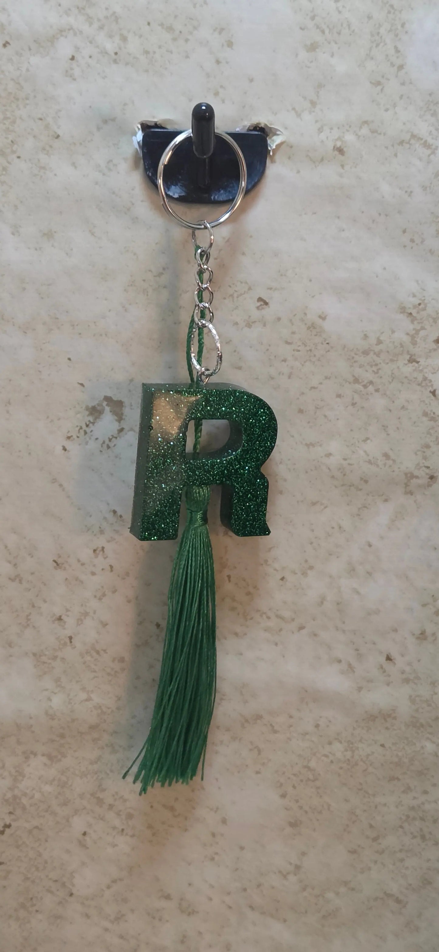Custom letter key chain - Crazy Cat Lady Crafts