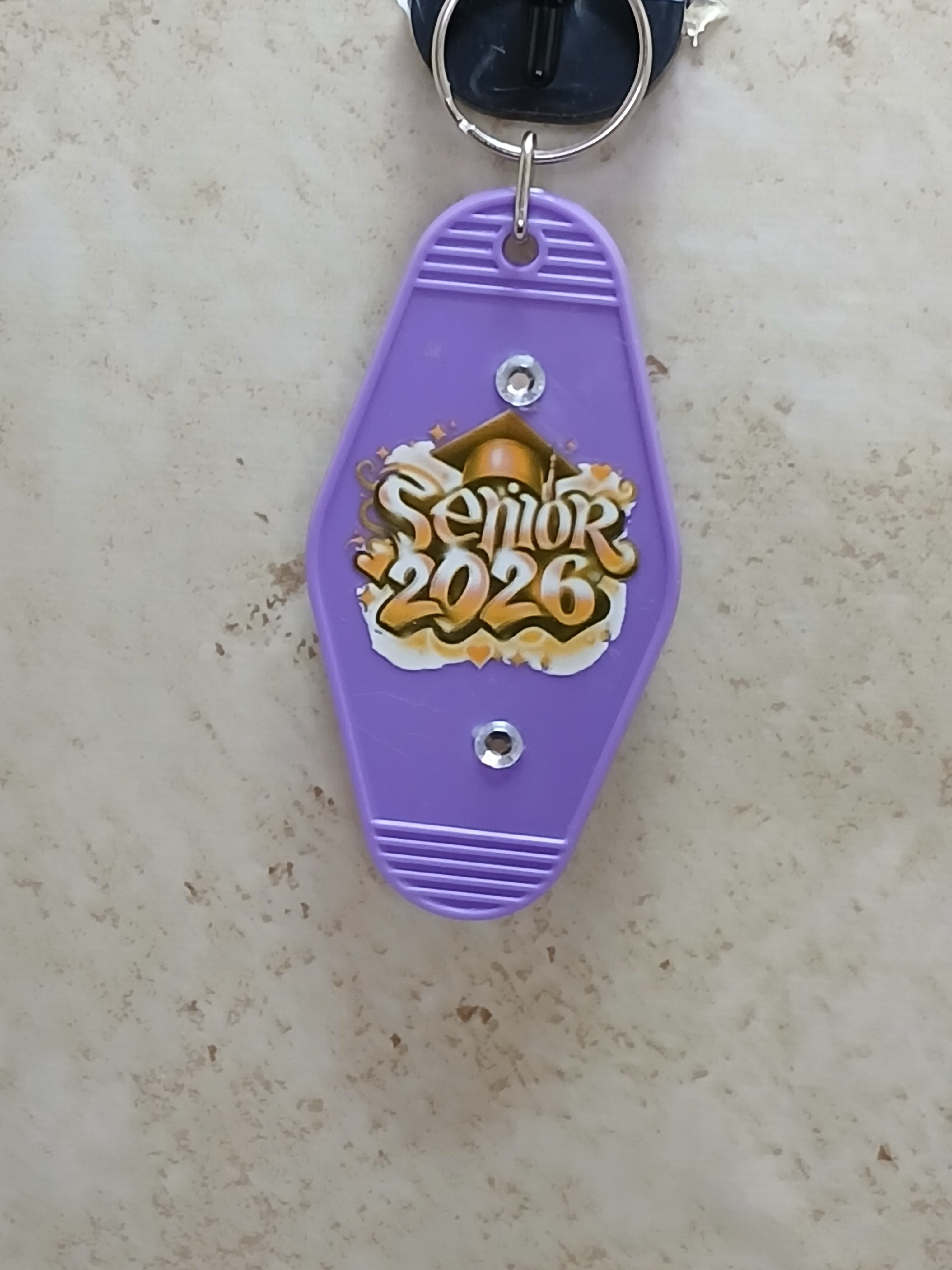Graduation hotel key chain