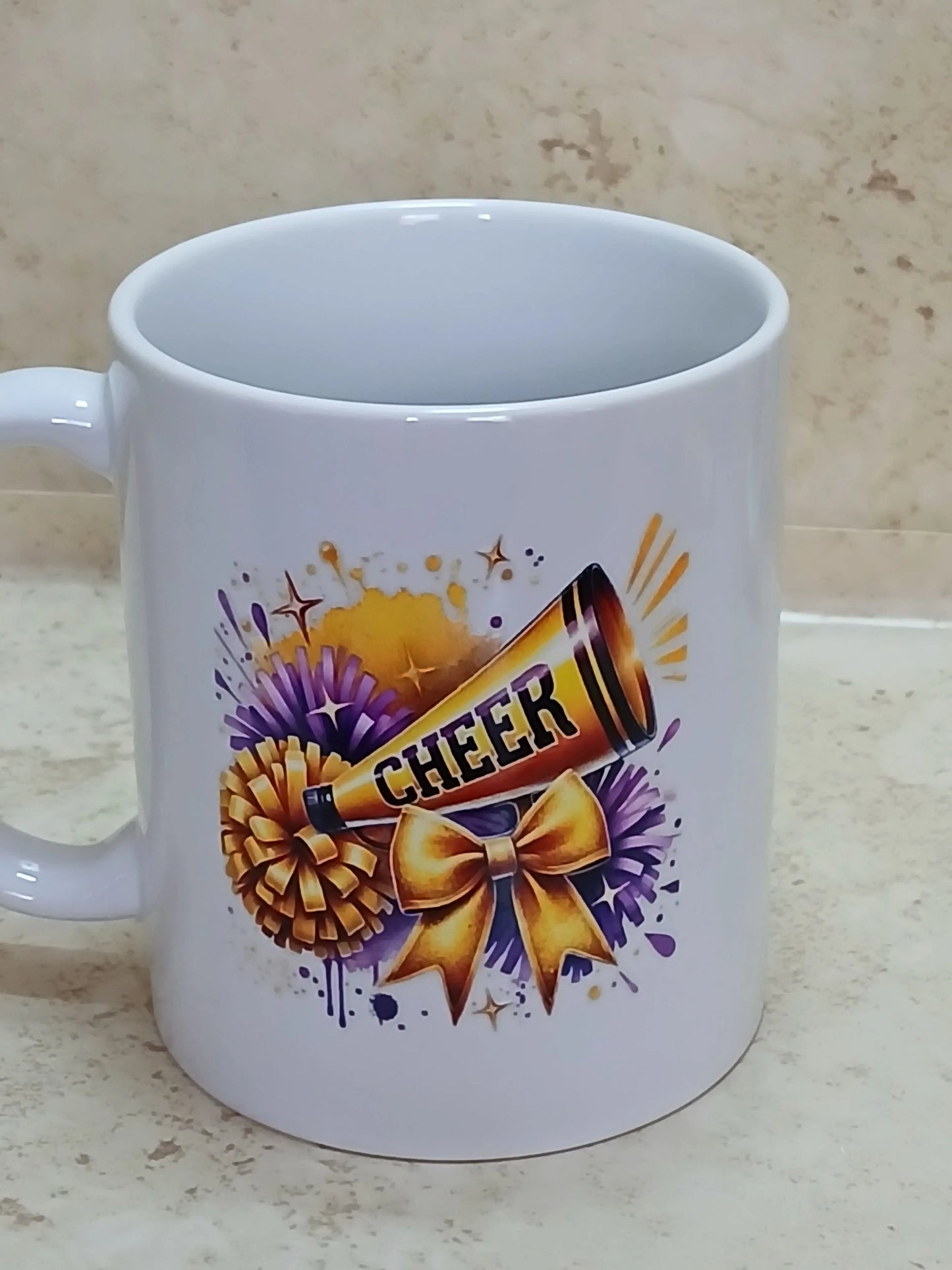 Cheer design mug - Crazy Cat Lady Crafts