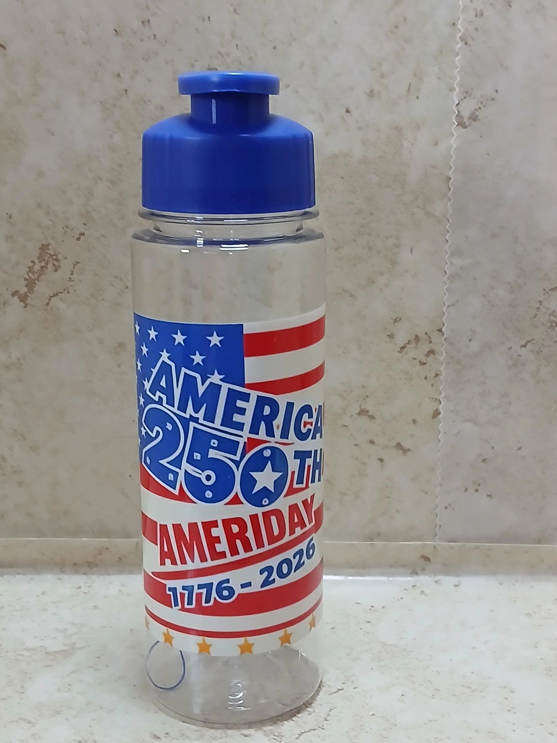 America 250th AMERIDAY 1776 - 2026 17oz water bottle - Crazy Cat Lady Crafts