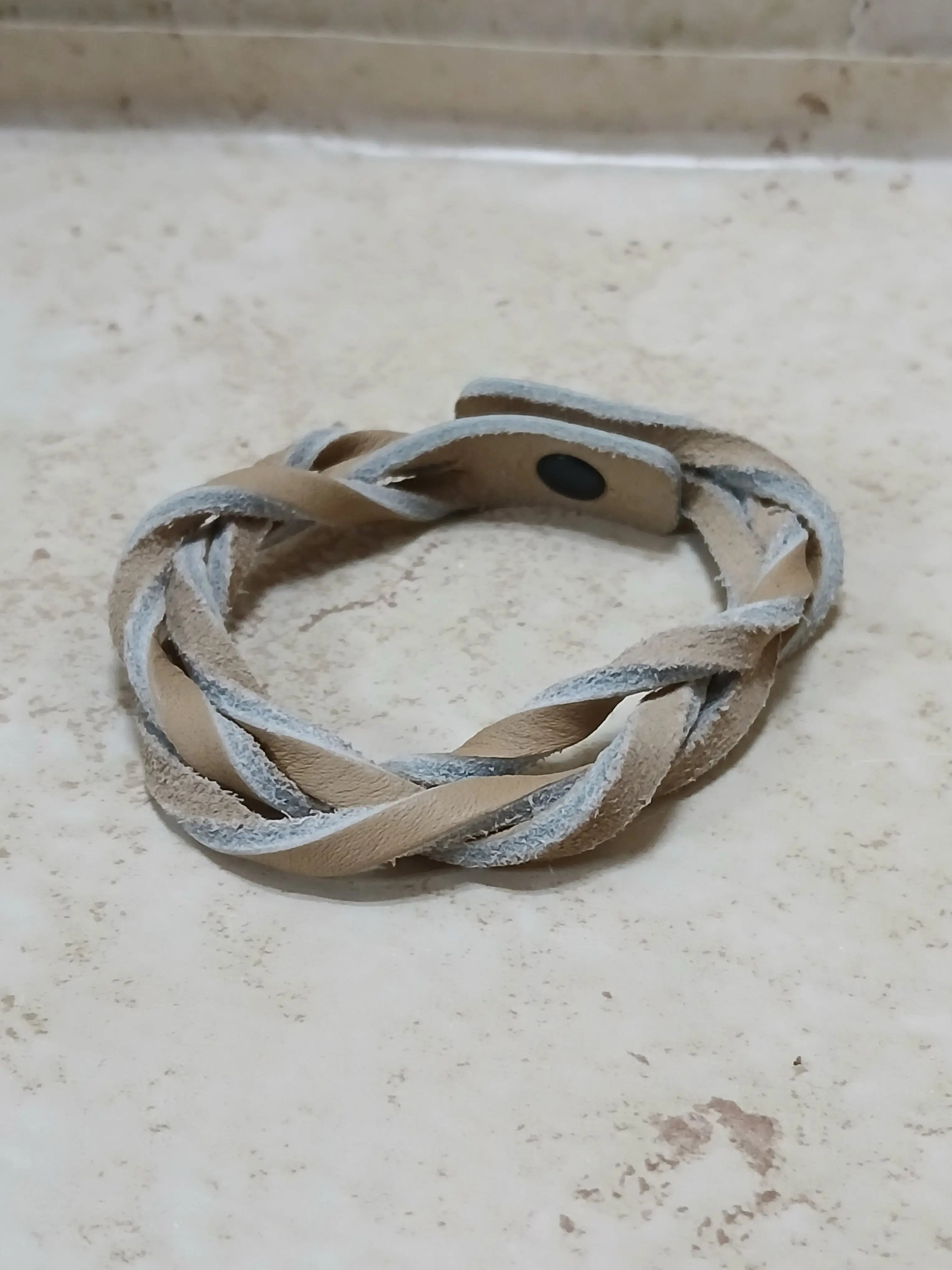 Leather braided mystery bracelets in 5 colors - Crazy Cat Lady Crafts