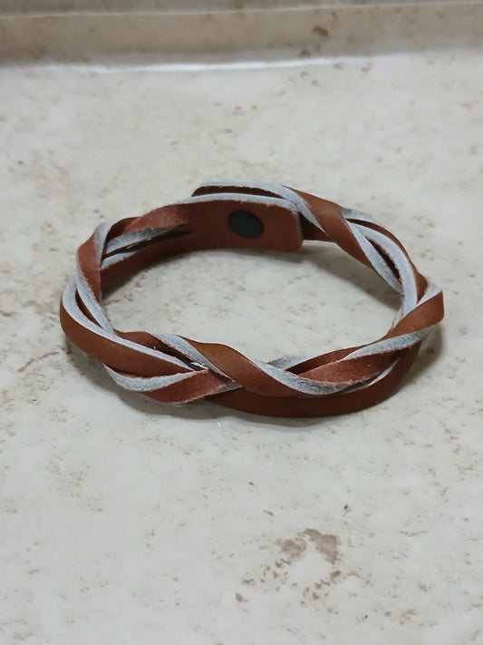 Leather braided mystery bracelets in 5 colors - Crazy Cat Lady Crafts