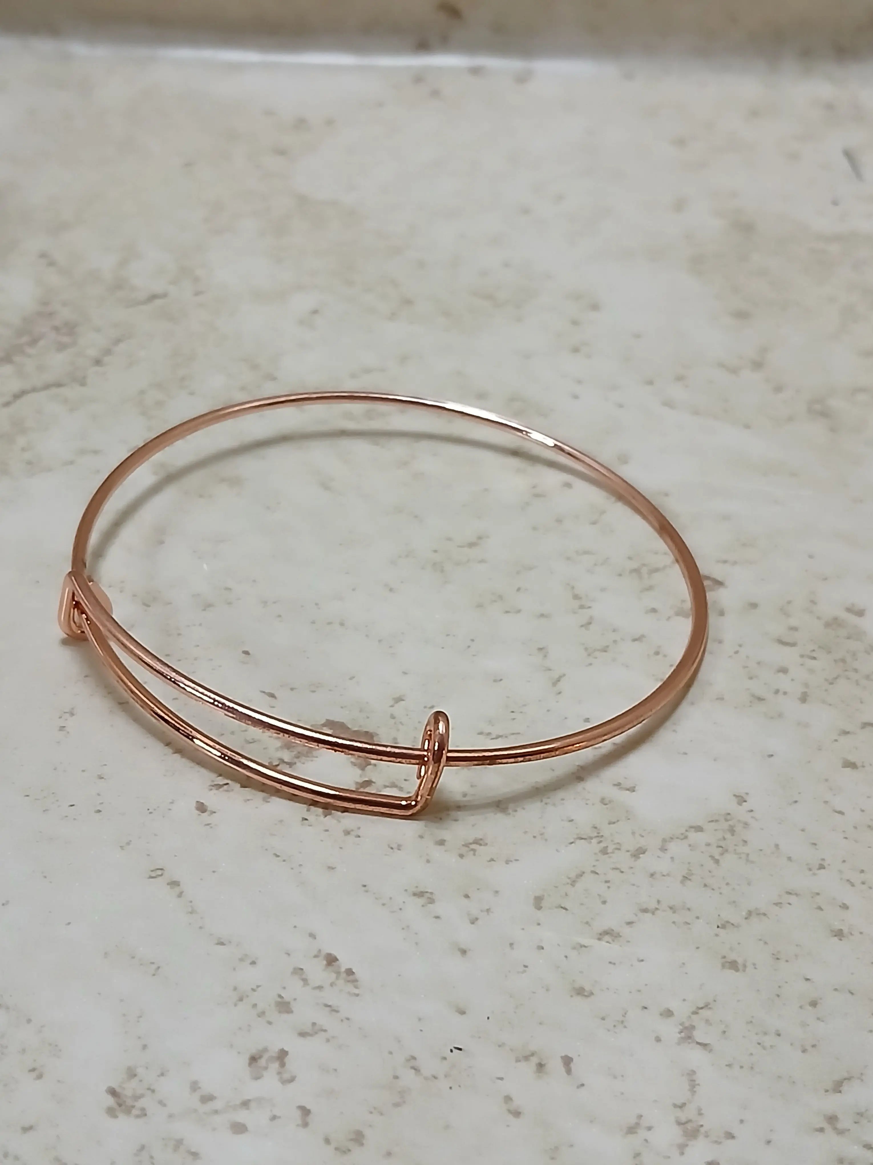 Adjustable bangle bracelets in 3 colors no charms - Crazy Cat Lady Crafts