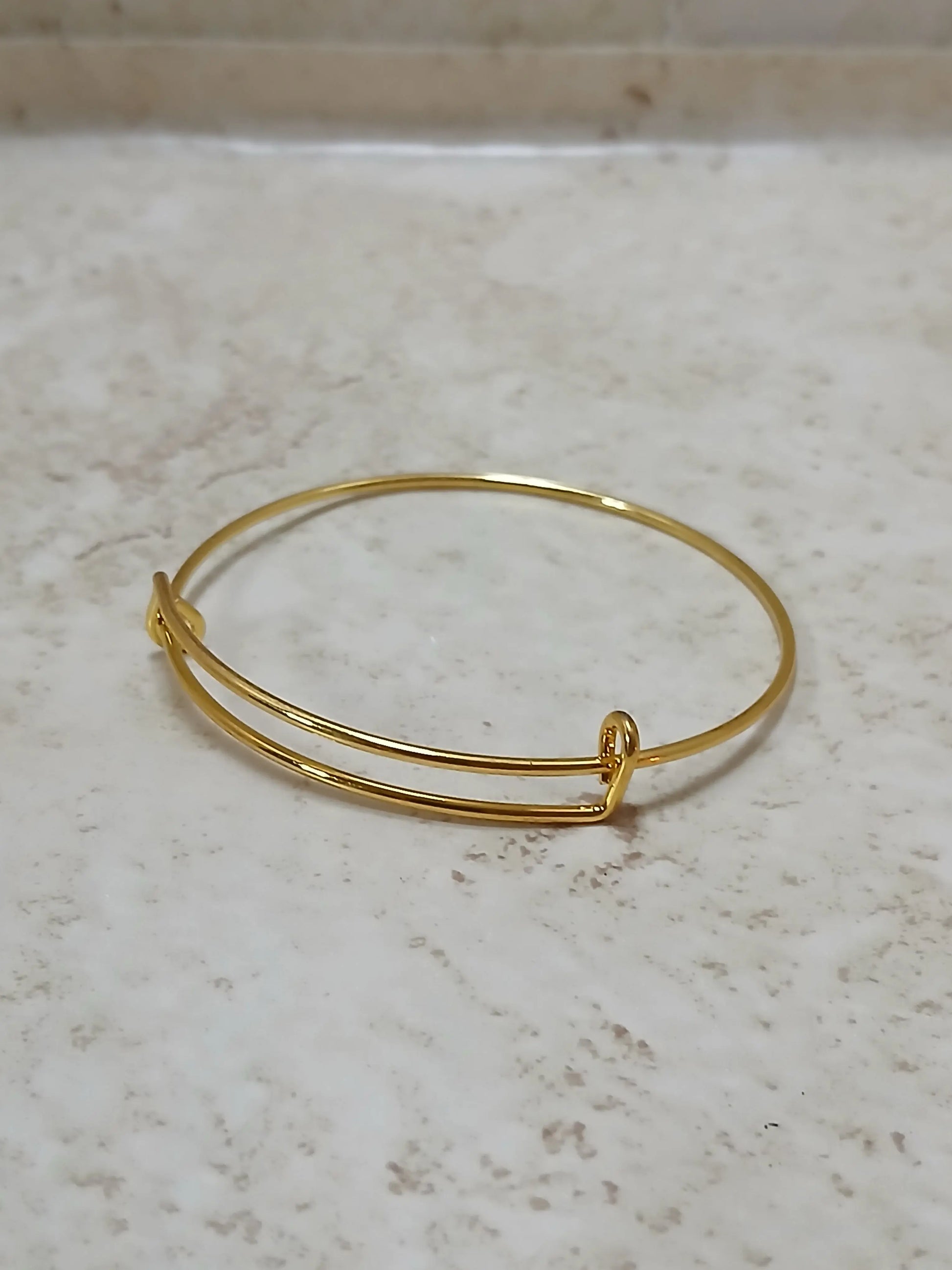 Adjustable bangle bracelets in 3 colors no charms - Crazy Cat Lady Crafts