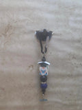 Black and blue graduation gnome clip bag tag with blue 2026 charm - Crazy Cat Lady Crafts