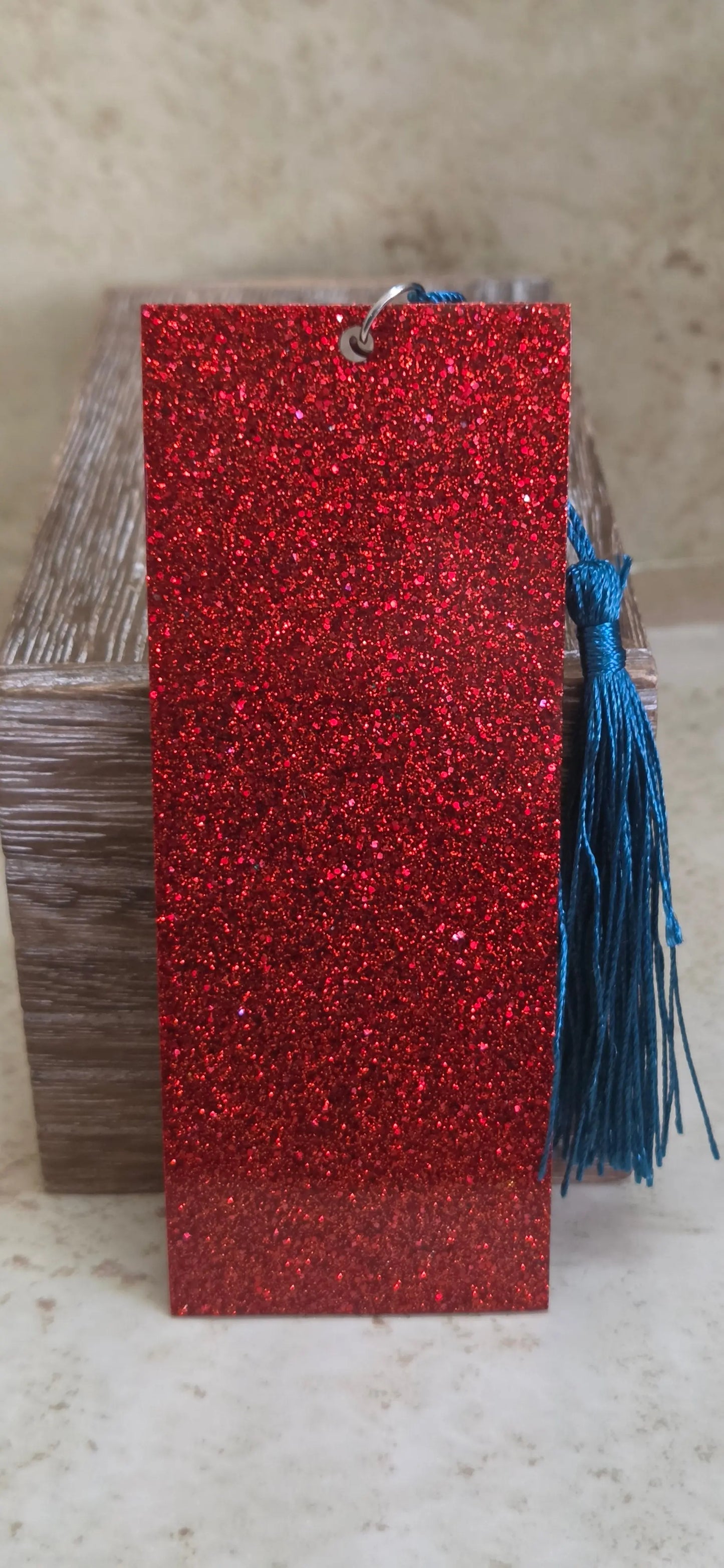 custom inch and half wavy edged bookmark with tassel - Crazy Cat Lady Crafts