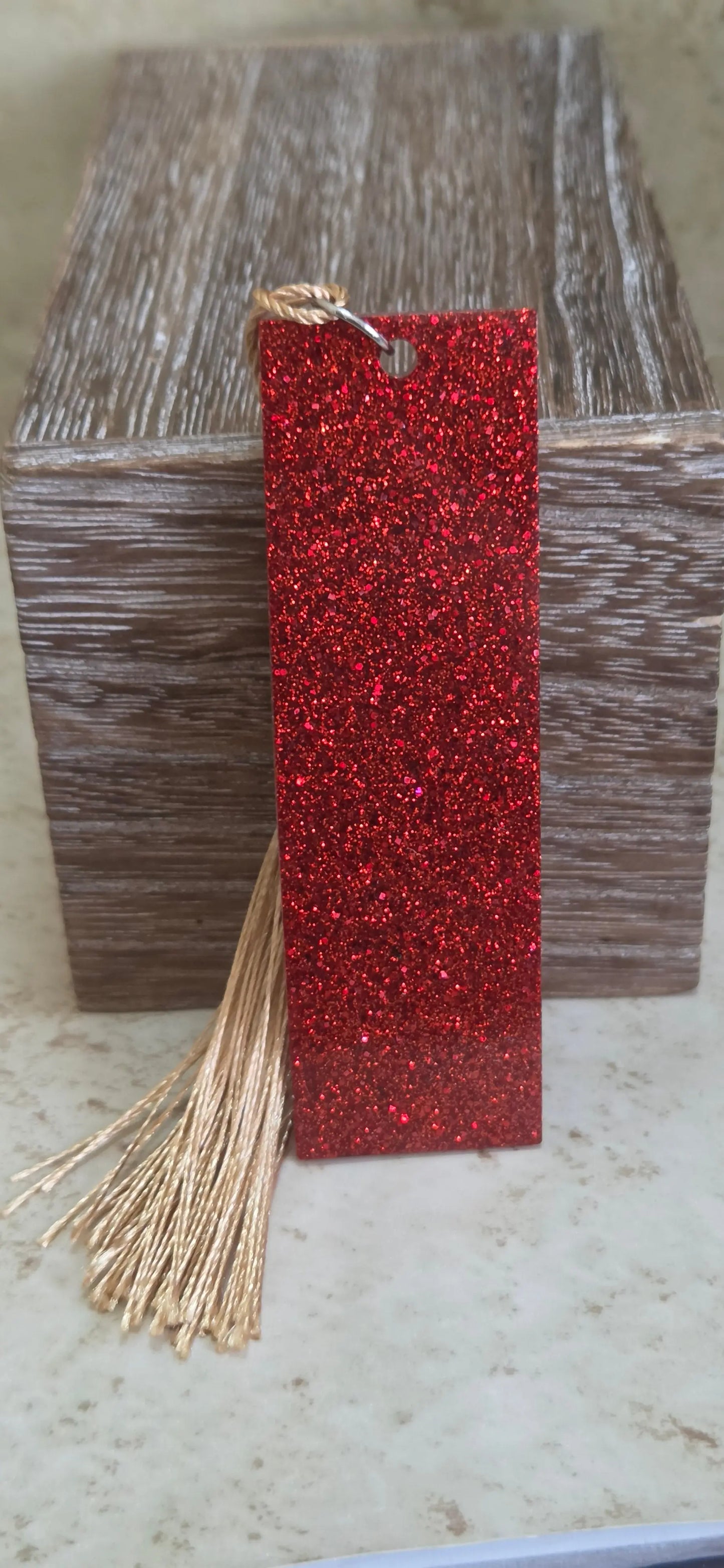 custom inch and half wavy edged bookmark with tassel - Crazy Cat Lady Crafts