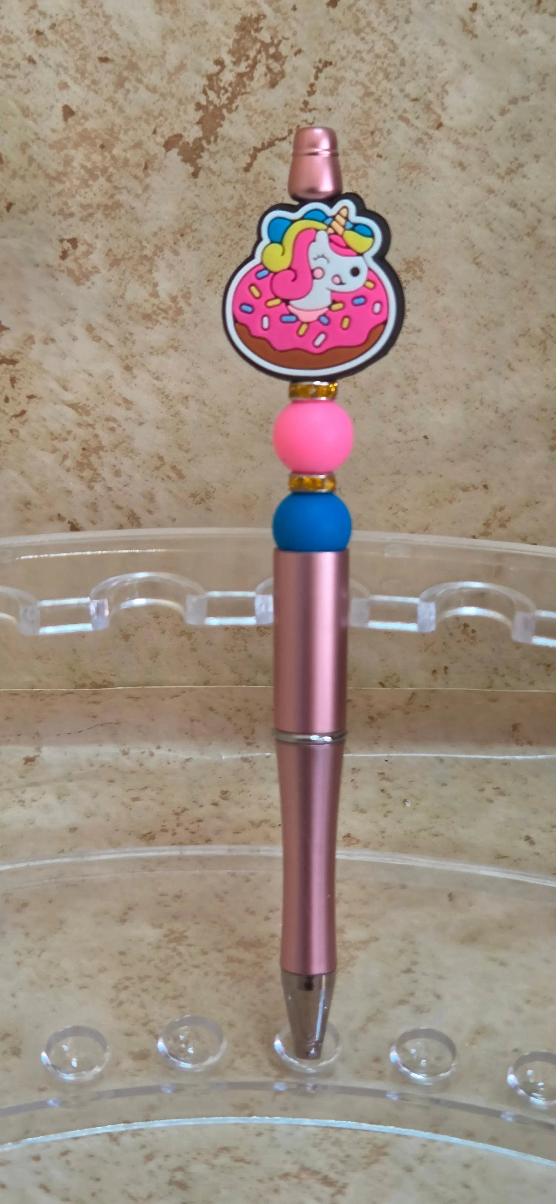 Unicorn in a doughnut pen - Crazy Cat Lady Crafts