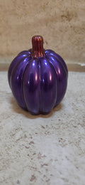 Handcrafted 3 inch resin pumpkin available in various colors