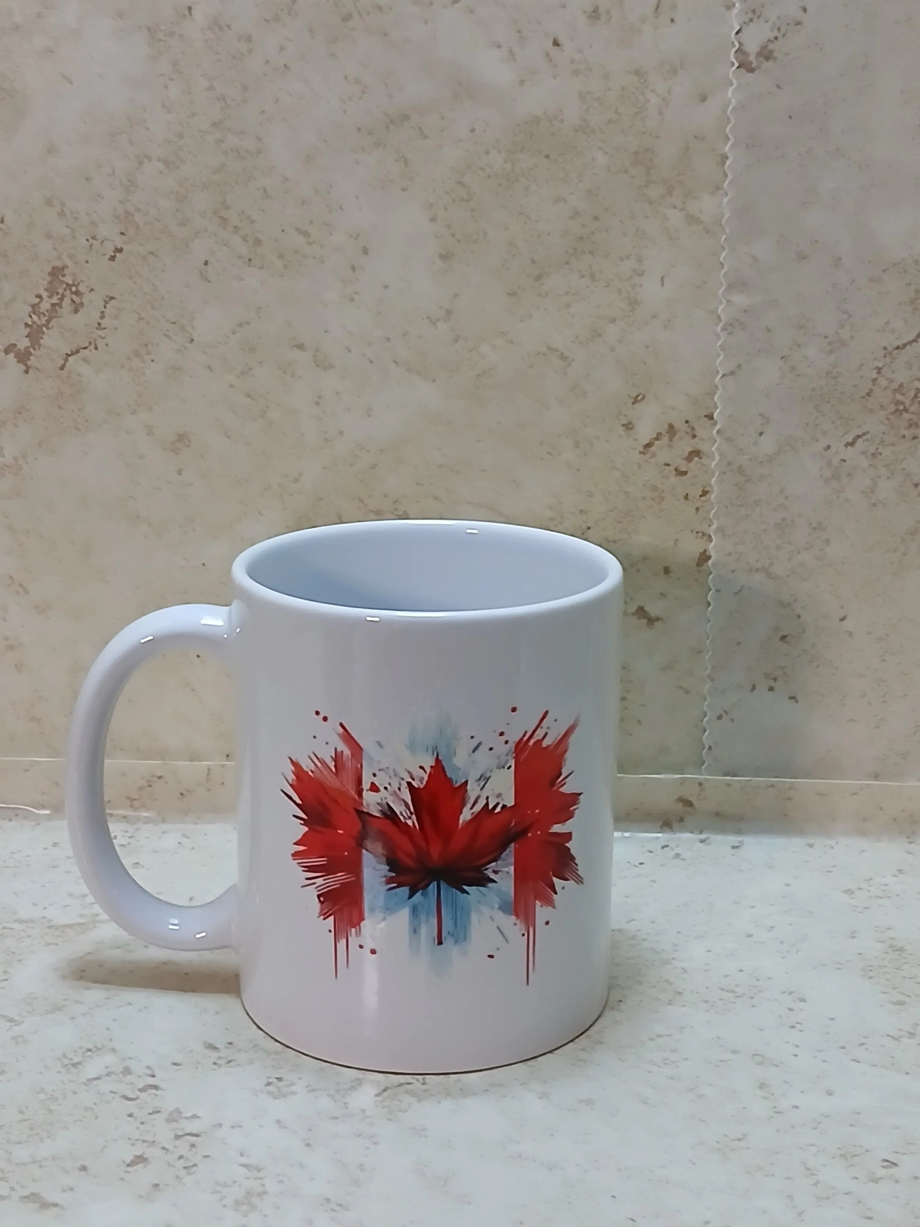 Canadian Flag Coffee Mug - Crazy Cat Lady Crafts